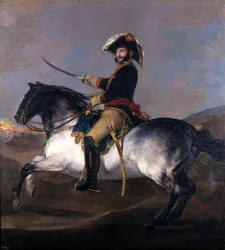 Generał José de Palafox na koniu